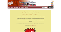 Desktop Screenshot of magnets-online.com